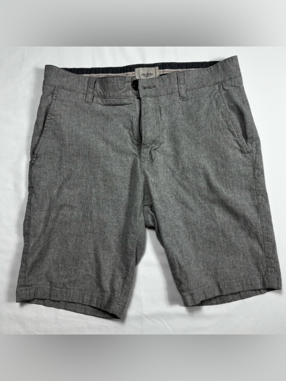 Society Gray Men's Chino Shorts